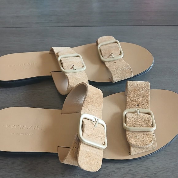 Everlane Tan Suede Women's Sandals Excellent Condition Size 9 - Picture 1 of 5